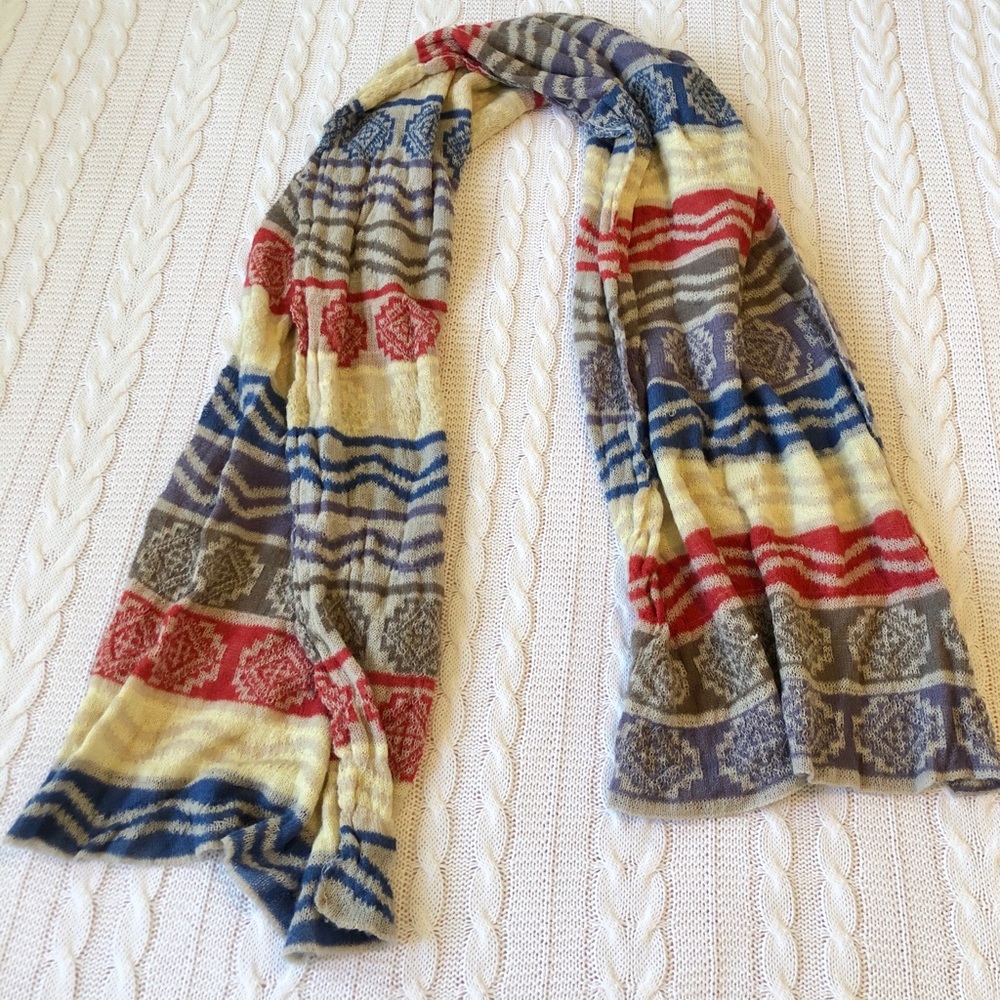 Tribal print scarf
